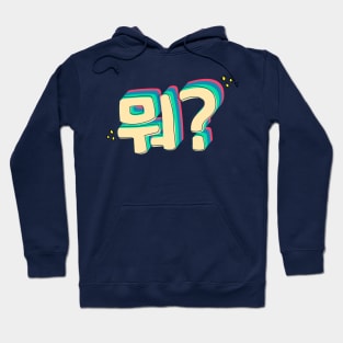 What in Korean (뭐?) Hoodie